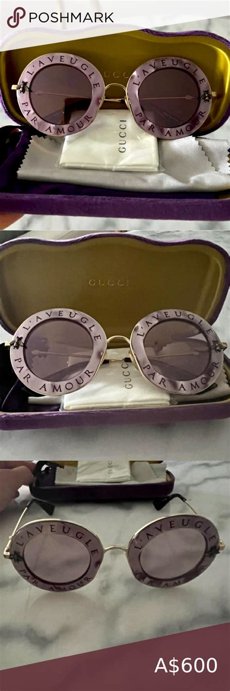 gucci blind for love sunglasses|where to buy gucci sunglasses.